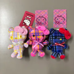 ハローキティ MCコレクション マスコット タータンチェック キーホルダー