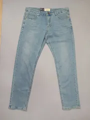 新品 34 デニムサプライ ヴィンテージウォッシュ スリム テーパードジーンズ