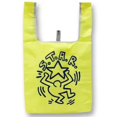 APJ キースヘリング エコバック-5 135161 イエロー YL 折りたたみ トートバッグ