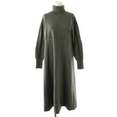 ロッソ ROSSO アーバンリサーチ タートルネックハイゲージニットワンピース 長袖 ロング F グレー /NR ■OS