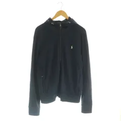 ポロ ラルフローレン POLO RALPH LAUREN ジップアップパーカー ナイロン切替フード L 紺 /MI ■OS