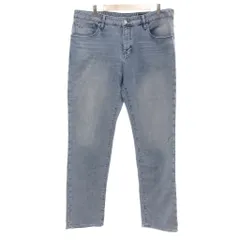 アルマーニエクスチェンジ A/X ARMANI EXCHANGE スリムフィット ジーンズ デニムパンツ 36 ライトブルー ウォッシュ加工 大きいサイズ 36 ジップフライ /UO ■GY19