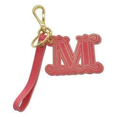 MaxMara マックスマーラ 2018阪急うめだ本店POP UP限定 ロゴレザーバッグチャーム  ピンク