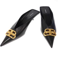 BALENCIAGA グレンチェック ミュール パンプス 38 - メルカリ