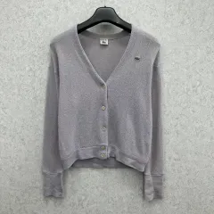 95 ラコステ レディース ウール ニット カーディガン