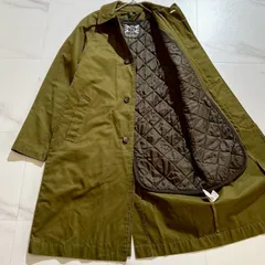 入手困難✨LAVENHAM ラベンハム ライナー付きステンカラーコート イーストブリッジ　EAST BRIDGE　定価6万　BRITISH MADE別注 カーキ ビジネス 38 M相当 現行タグのサムネイル
