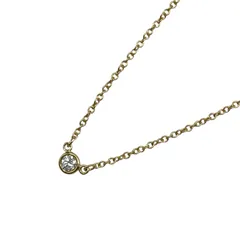 ティファニー TIFFANY＆CO バイザヤードネックレス ゴールド 750 ダイヤモンド ジュエリー