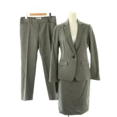 インディヴィ INDIVI スーツ ジャケット スカート パンツ 3点セット 36 38 グレー /ES ■OS