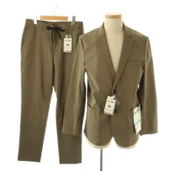 アバハウス ABAHOUSE パンツスーツ セットアップ テーラードジャケット 48 L ブラウン /ES ■OS