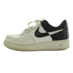 ナイキ NIKE エアフォース AIR FORCE 1 07 LV8 1 スニーカー US7.5 25.5cm 白 ホワイト 黒 ブラック BQ4420-100 /SS ■OS