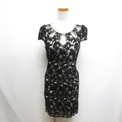 アンディ Andy キャバドレス ワンピース M 黒 ブラック パールビジュー ナイトドレス