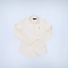 S ポロラルフローレン レディース スリムフィット コットン オックスフォード シャツ 0106J