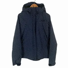 ザノースフェイス THE NORTH FACE スクープジャケット マウンテンパーカー ロゴ刺繍 水玉 ドット ネイビー M NPW10163