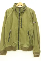 【中古】 BEAMS HEART メンズブルゾン L Volume-Neck MA-1 BEAMS HEART L カーキ