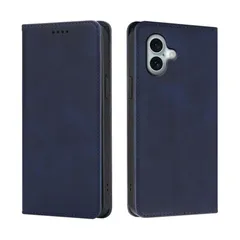 耐衝撃 便利 横置き機能 折り畳み式 カードポケット 内蔵マグネット開閉式 保護ケース 携帯ケース 6.1インチ対応 アイフォン16/あいふぉん16/いphone16/アイホン16 16 16 16 iphone iphone iphone (ブルー) スマホ