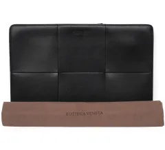 中古ブランド ボッテガ・ヴェネタ イントレチャート アルコ クラッチバッグ