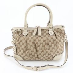 グッチ ディアマンテ シェリー ライン 268106 レザー トート バッグ