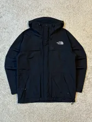 S THE NORTH FACE ザノースフェイス ツーウェイ ナイロン フード ウィンドブレーカー ジャケット ブラック
