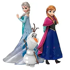 【中古】フィギュアーツZERO アナと雪の女王 Frozen Special Box ３体セット アナ 約145mm エルサ 約150mm オラフ 約80mm 専用台座シート PVC製 塗装済み
