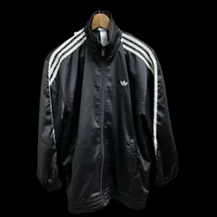 [むつ75-011418] adidas originals サテン ファイヤーバード トラックトップ フリル スリーストライプ【中古】【レディース】