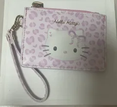 ハローキティ ヒョウ柄 レオパード カードウォレット 兼 コインケース Sanrio