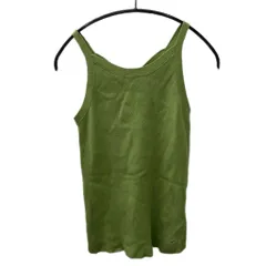 スナイデル SNIDEL 美品 ニット セーター ノースリーブ タンクトップ F 緑 グリーン SWNT181096