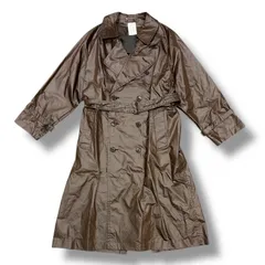 参考上代90200円 未使用 YOKE 24AW LEATHER-LIKE TRENCH COAT レザーライクトレントレンチコート ヨーク YK24FW0760C ブラウン 1 （99241A）のサムネイル