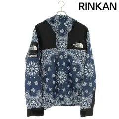 シュプリーム ×ノースフェイス THE NORTH FACE  14AW  Bandana Mountain Parka ペイズリーバンダナ柄マウンテンパーカーブルゾン メンズ L