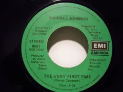 加7” Michael Johnson (5) The Very First Time / Drops Of Water 8031 EMI America /00080