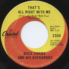 加7” Buck Owens & His Buckaroos Ive Got You On My Mind Again 2300 Capitol Records /00080