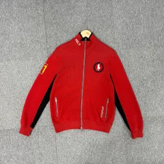 M ポロ ラルフローレン PRL1 レーシング ニット フルジップアップ ジャケット N0257