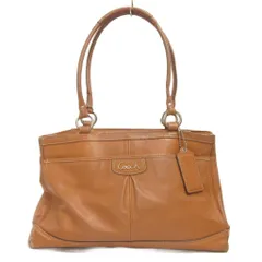 コーチ COACH トートバッグ 肩がけ チャーム レザー F19728 茶 ブラウン 鞄