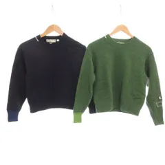 ユニクロ UNIQLO × ANYA HINDMARCH  2点セット まとめ ニット セーター ウール M グリーン ネイビー /NL
