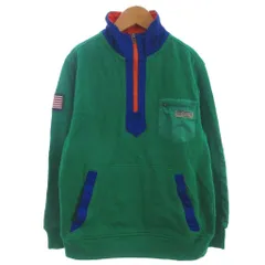 ポロ バイ ラルフローレン Polo by Ralph Lauren ハーフジップ トレーナー プルオーバー グリーン系 140