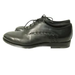 ボッテガヴェネタ BOTTEGA VENETA イントレチャート ビジネスシューズ レザー 黒 ブラック 42 約26.5cm IBO88のサムネイル