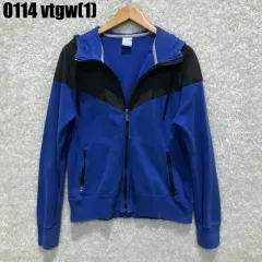 ナイキ ブルー/ブラック フード ジップアップ ジャケット L