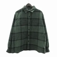 ロンハーマン Ron Herman 近年 チェック ネルシャツ 長袖 緑 グリーン S 3820700129 1322