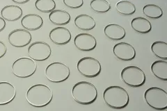 メタルフープ 12mm 10個 リング 細 プレーン 銀 ピアス イヤリング パーツ ビーズクラブ