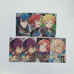 あんさんぶるスターズ！ トリップ トレカ 青葉 つむぎ 夏目 ライトブルー 礼瀬 マヨイ レオ 天祥院 英智