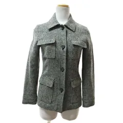 コースマイケルコース Kors michael kors 美品 ツイードジャケット ステンカラー ウール 0 グレー 0109