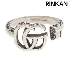グッチ ダブルGシルバーリング メンズ 15号