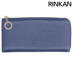 ブルガリ  ビーゼロワン ラウンドジップレザー長財布 メンズ