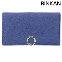 ブルガリ  ビーゼロワン レザー二つ折り長財布 メンズ