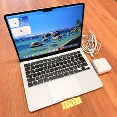 【動作確認済み】 MacBook air 13インチ 2022 アップル Apple  M2 16GB 512GB 動画編集可能 カメラ内蔵 ノートPC ノートパソコン SSD搭載 macOSインストール済み 【4001】