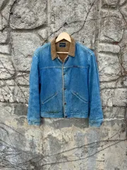 80s Wrangler(ラングラー) ヴィンテージ ジョジョの奇妙な冒険 ジョナサン シェルパ デニム ジャケット