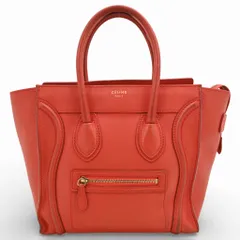 セリーヌ ラゲージ マイクロショッパー ハンドバッグ Bランク ce9934dd