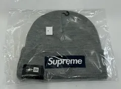 未使用 Supreme 25fw New Era Box Logo Beanie  Heather Grey シュプリーム  ニューエラ ボックスロゴビーニー  【V1985-001】◇ 214