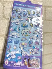 新品 サンリオ シナモロール シナモン 3Dシール ボンボンドロップシール ボンドロ 水シール 立体