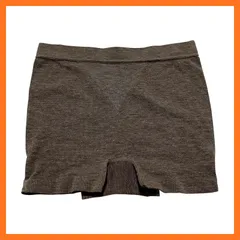 【新品】 [Airin] レディースインナー 究極にはきやすい ドリームシェイプショーツ 脇はぎなし 1分丈 成型 シームレス CICA加工 Lサイズ 杢ブラウン 0