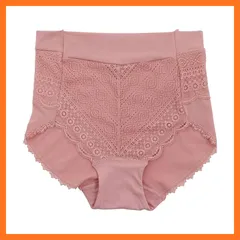 【新品】 [Airin] 究極にはきやすいショーツ レディースインナー 骨盤の歪み 徹底集中ショーツ 深履き パワーネット そけい部締め付け軽減 LLサイズ ローズ 0